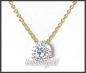 Preview: Brillant Anhänger & Kette 585 Gold; 1,08ct, Si2